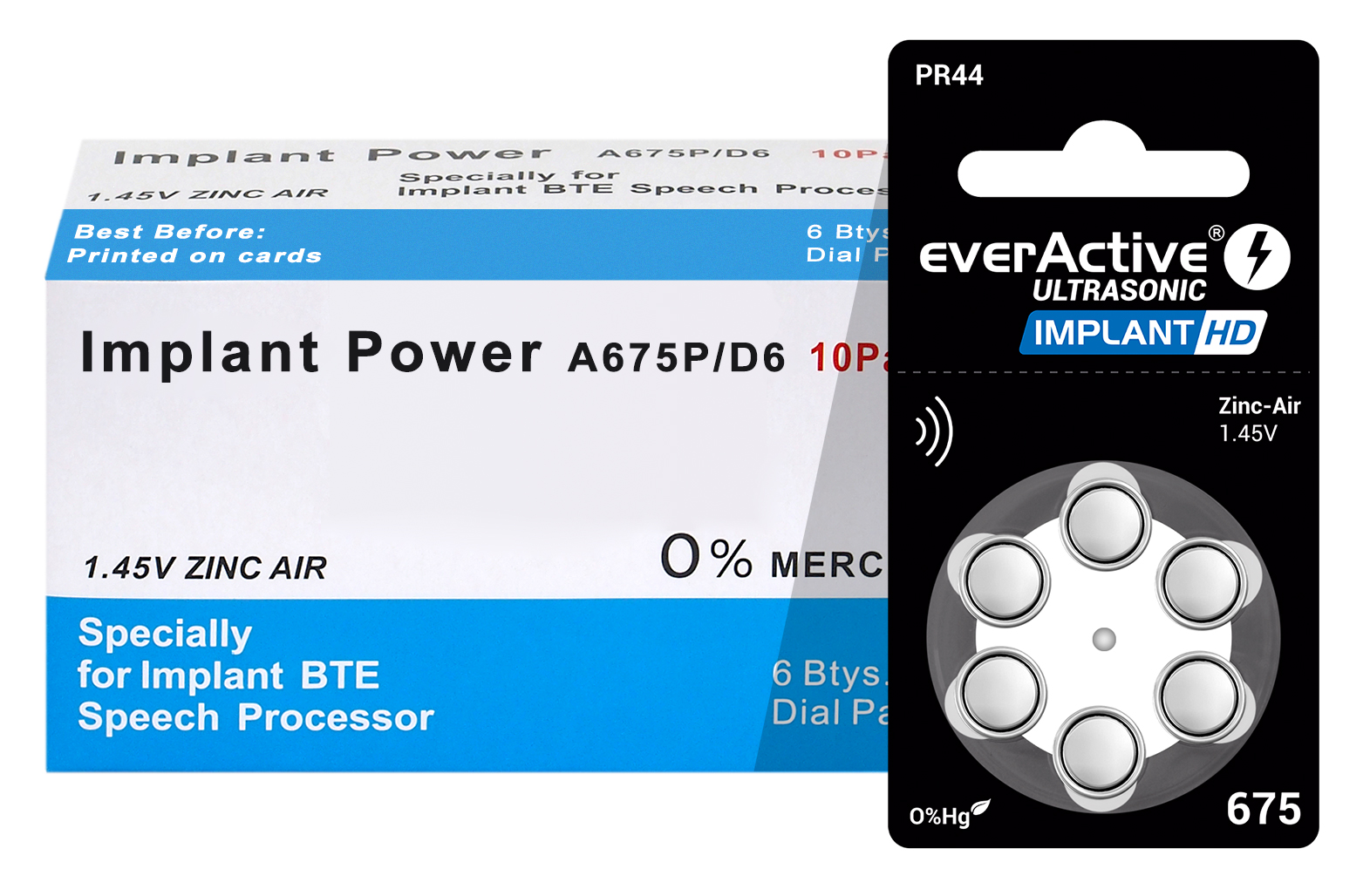 everActive zinc-air implant hd battery box