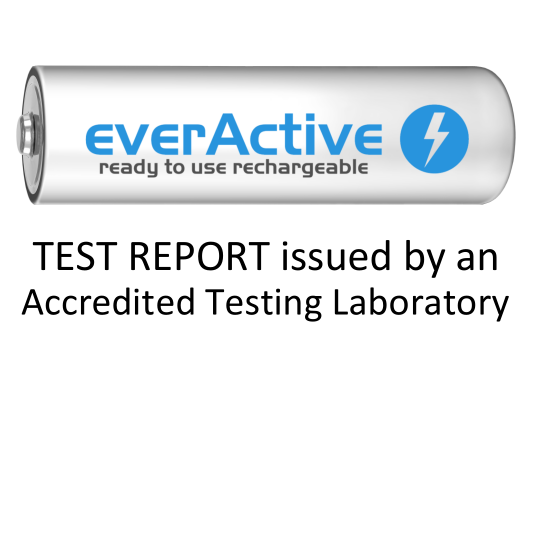 everActive - batteries, chargers, rechargeable batteries, flashlights -  everActive Ni-MH rechargeables tested by Accredited Testing Laboratory in  Sweden!