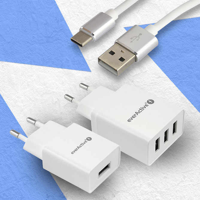 everActive usb cables and chargers