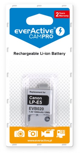 Akumulator everActive CamPro - zamiennik Canon LP-E5