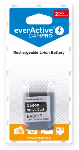 Akumulator everActive CamPro - zamiennik Canon NB-2L / NB-2LH