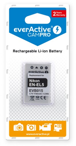 Akumulator everActive CamPro - zamiennik Nikon EN-EL5
