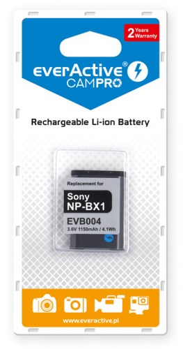 Akumulator everActive CamPro - zamiennik Sony NP-BX1