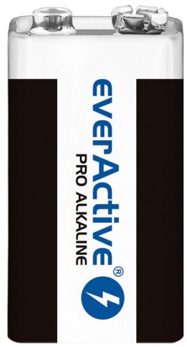 Baterie alkaliczne everActive Pro Alkaline 6LR61 9V - zgrzewka 5 sztuk