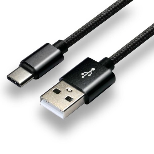 Kabel pleciony USB - USB-C everActive CBB-1.2CB 120cm do 3A