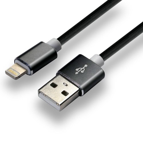 Kabel silikonowy USB - Lightning everActive CBS-1.5IB 150cm do 2,4A