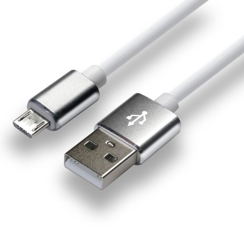 Kabel silikonowy USB - micro USB everActive CBS-1MW 100cm do 2,4A