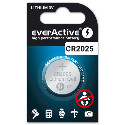 Bateria litowa everActive CR2025