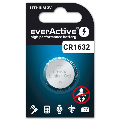 Bateria litowa everActive CR1632