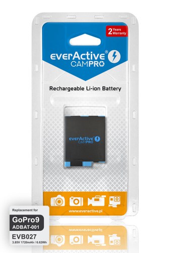 Akumulator everActive CamPro - zamiennik GoPRO Hero 9 BLACK Li-ion Premium