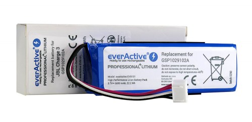 Akumulator everActive EVB101 - zamiennik JBL Charge 3 GSP1029102A