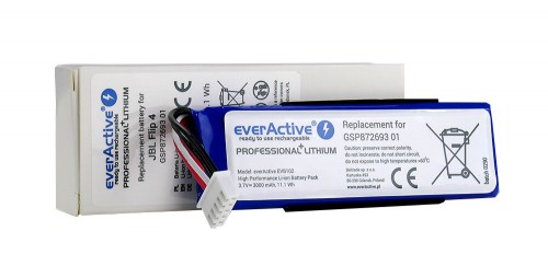  Akumulator everActive EVB102 - zamiennik JBL Flip 4 GSP872693 01, GSP87269301