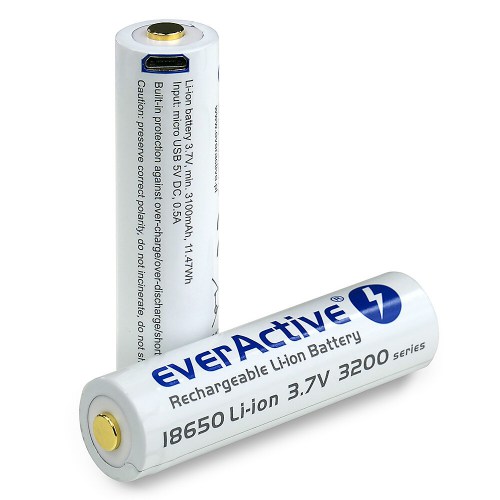 Akumulator everActive 18650 3,7V Li-ion 3200mAh BOX