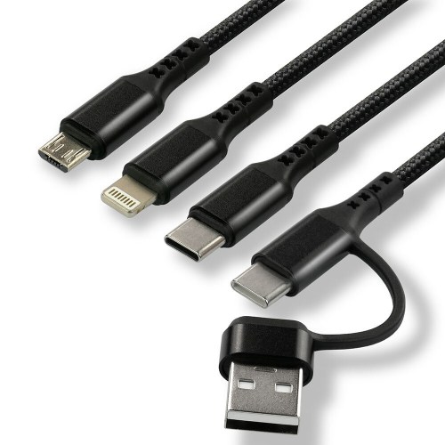 Kabel USB-C / USB 3w1 - USB-C, Lightning, micro USB 120cm everActive CBB-1.2ALL do 3A