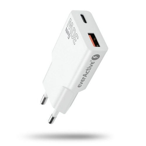 Ładowarka sieciowa everActive SUPER SLIM SC-380Q GaN