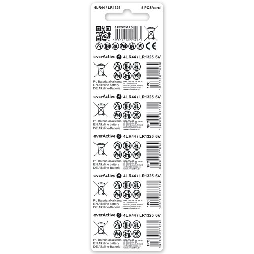 Baterie alkaliczne everActive 4LR44 LR1325 544A