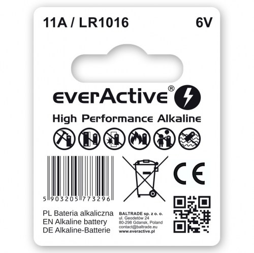 Bateria alkaliczna everActive 11A LR1016 MN11