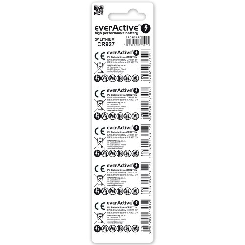 Baterie litowe everActive CR927
