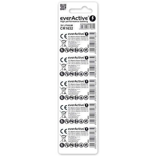 Baterie litowe everActive CR1632
