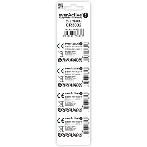 Baterie litowe everActive CR3032