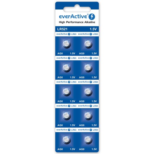 Baterie alkaliczne mini everActive AG0 G0 LR521 LR63