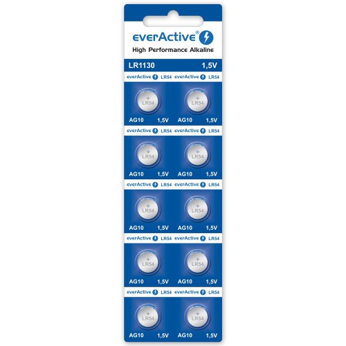 Baterie alkaliczne mini everActive AG10 G10 LR1130 LR54