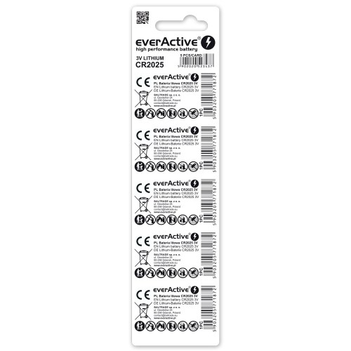 Baterie litowe everActive CR2025