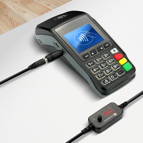 Uniwersalny zasilacz, selektor napięcia USB-C PD - DC 5V, 9V, 12V, 15V, 20V, 10 wtyków, everActive AD-PD65