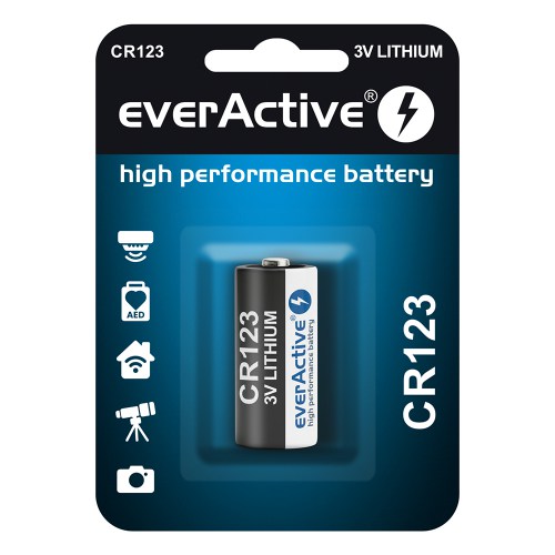 Bateria foto litowa everActive CR123
