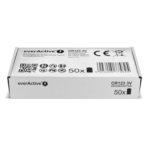 Baterie foto litowe everActive CR123