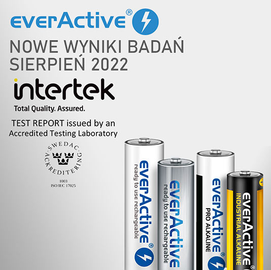 everActive battery tested by accredited labortory
